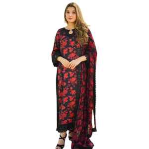 Salwar Kameez Largo Bordado con Diseños Personalizados, Vestido Pakistaní de Seda Georgette para Mujer, Ropa Casual de Fiesta - Product Image 1