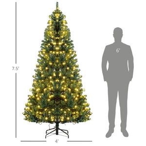 7.5ft Christmas Tree Festive Decor for Holiday Celebrations - Product Image 4