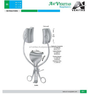 Retractores Abdominales Quirúrgicos Manuales A-1 VERITAS de Acero Inoxidable de Alta Calidad, 26 cm |   Instrumentos Quirúrgicos Reutilizables - Product Image 5