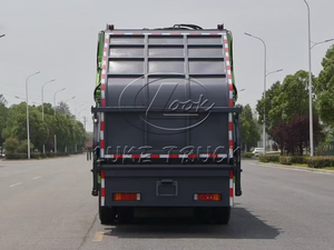 รถบรรทุกขยะอัดแบบตักท้ายขนาดใหญ่ 8x4 ตงเฟิง - Product Image 6