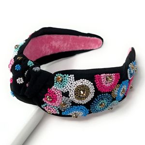 Luxury Fashion Seed Beads Hairband For Girls Daily Wear Accessories Beautiful <b>Beaded</b> Embroidery Hairband With Ethnic Handmade - Product Image 3