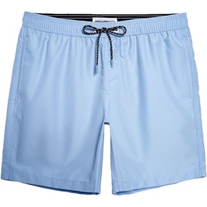 Shorts de bain pour hommes en polyester tissé avec bordure contrastante, imprimé AOP, élastique en nylon, séchage rapide, décontracté, fournisseur du Bangladesh - Product Image 6