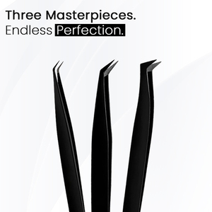 แหนบต่อขนตา Bahasa Pro Lash ปลายไมโครไฟเบอร์ รุ่น L แบบโค้ง 45 องศา ป้องกันแม่เหล็ก ทำจากสแตนเลสสตีล รับทำโลโก้ตามสั่ง - Product Image 3