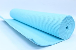 Tapete de Yoga Azul Claro Rectangular de 6 mm de Grosor, TPE Antideslizante, Uso Universal - Product Image 4