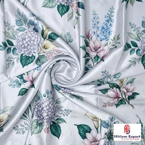 Tissu satiné japonais imprimé de qualité supérieure, fabricant sur mesure OEM ODM, vêtements, textiles de mariage et de maison, vente en gros, usine d'exportation - Product Image 3