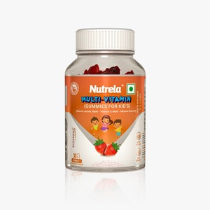 Patanjali Kids Multivitamin <b>Gummies</b> Strawberry Flavor <b>Vitamin</b> and Mineral Supplement 30 Count Dietary <b>Gummies</b> - Product Image 1