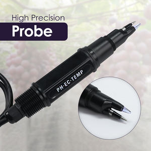 Testeur numérique 3-en-1 pH/EC/Température - Testeur professionnel étanche IP65 avec rétroéclairage ATC pour sol, aliments et hydroponie - Product Image 5