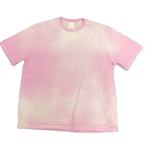 เสื้อยืดคอตตอน 100% คุณภาพสูง หนานุ่ม สั่งทำได้ สำหรับผู้ชาย ทรงโอเวอร์ไซส์ สไตล์วินเทจ ล้างสีแบบแอซิด เสื้อยืดเรียบๆ เสื้อยืดล้างสีแบบแอซิด - Product Image 1