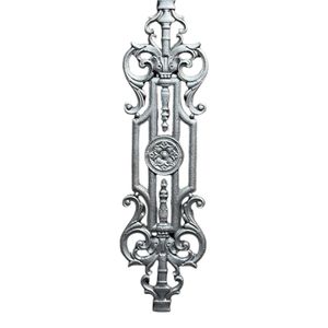 Pièces d'escalier extérieures en acier forgé artisanal, modernes et durables, pour garde-corps de balcon et clôture sécurisée - Product Image 2
