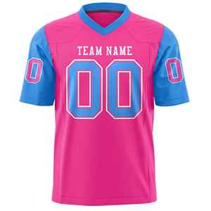 Maillot de football américain unisexe de qualité supérieure professionnelle, personnalisable avec nom et numéro d'équipe, grandes tailles, respirant, antibactérien, séchage rapide - Product Image 4