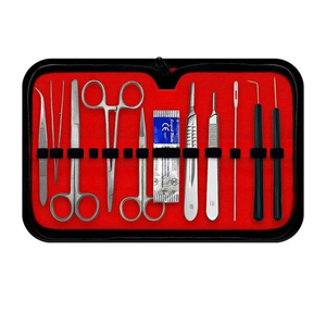 Kit d'instruments chirurgicaux de base de haute qualité pour ponts osseux, 10 pièces, tout en acier inoxydable, certifié CE, réutilisable, manuel - Product Image 1