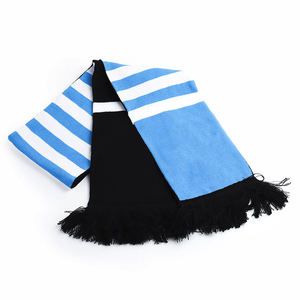 Bufanda de Fútbol Personalizada de Poliéster Tejido, Bufanda con Borlas para Aficionados de Equipos de Rugby y Fútbol, Bufanda Acrílica para Clubes de Fans - Product Image 4