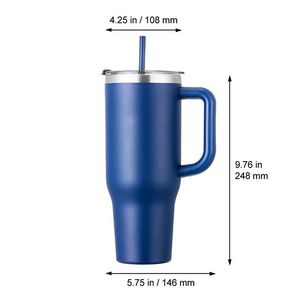 Tasse à café isotherme de 40 oz avec poignée pour une consommation facile – Accessoire de boisson - Product Image 6