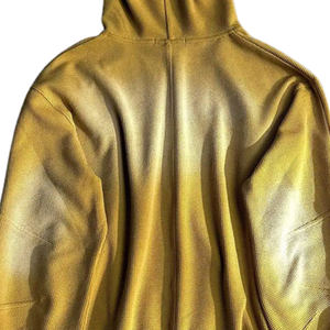 Sudadera con Capucha Extra Grande para Hombre, Estilo Vintage, de Algodón y Felpa, con Efecto Desgastado por el Sol, Venta al Por Mayor - Product Image 6