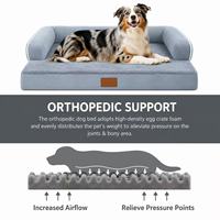 Sofá para Perros XXL Personalizado, de Terciopelo, Suave y Cómodo para Invierno, Moderno, Ecológico, Cama de Relajación para Interiores, Venta al Por Mayor OEM