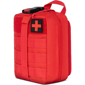 Bolsa táctica de primeros auxilios duradera con almacenamiento de medicamentos impermeable de cuero premium para viajes al aire libre a un precio asequible en venta. - Product Image 1