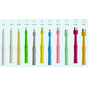 Ensemble de poinçons de biopsie manuels colorés en acier inoxydable, instruments chirurgicaux pour usage clinique de perçage cutané, avec différentes couleurs - Product Image 3