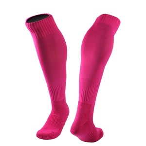 Knee High Soccer Socks Solid Color Breathable Knitted Spandex Polyester Adult Football Sport Wear Summer Standard <b>Thickness</b> - Product Image 4