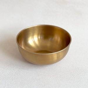 Aluminium Decorative Bowl Hot Selling Kitchenware High Quality Gold-Plated Brass Bowls for Serving. - Product Image 6