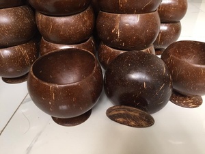 ถ้วย100% ทำจากไม้ไผ่ทำด้วยมือถ้วยสลัดทำจากไม้มะพร้าวธรรมชาติดีไซน์โรงงาน - Product Image 4