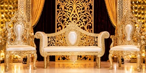 Decoración de escenario para bodas en Madrid, decoración de escenario para bodas asiáticas, escenario para bodas grandiosas, sofá para bodas en venta en Australia - Product Image 5