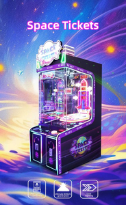 Máquina recreativa de garras Space Tickets, operada con monedas, equipo de entretenimiento, máquina combinada de redención de billetes de lotería y bolas Gashapon - Product Image 6