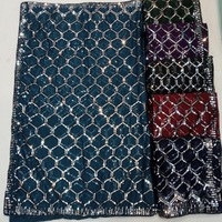Conjunto de Blusa y Sari de Diseñador, Listo para Usar, Completamente Cosido, de Seda Importada, para Mujer, Estilo Indio/Pakistaní, para Fiestas, con Bordado Intenso