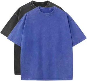 Camisetas para Hombre con Lavado Ácido de Marca Privada, Estilo Vintage, Logotipo Personalizado, Proveedor Mayorista OEM ODM para Marcas de Moda - Product Image 3
