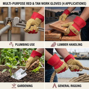 Guantes de Trabajo de Seguridad de Alta Calidad para Construcción, Canadienses, de Alta Visibilidad, Personalizables, de Cuero Vacuno, Protección para las Manos - Product Image 5