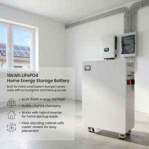 Sistema de Almacenamiento de Energía Doméstico de 16 kWh con Batería LiFePO4 de 51.2V 314Ah para Inversor Solar y Energía de Respaldo para el Hogar - Product Image 4