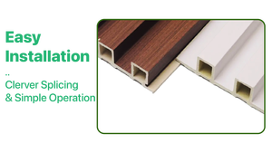 Green Material Wall Fluted Panel Waterproof Anti Termite Fire Resistant Indoor Decoration Modern Design - Product Image 4