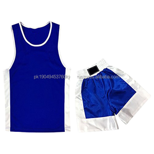 OEM Diseño Personalizado Profesional Unisex Kick Boxing Uniforme Mejor Calidad Chaleco de Boxeo y Pantalón Corto para Boxeo Niños y Adultos - Product Image 2