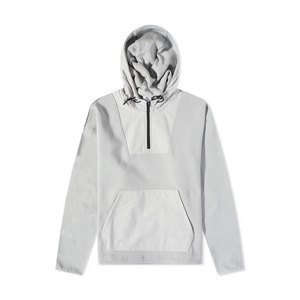 Vornex Industry Men's Quarter Zip Hooded Sweatshirt Matching Tracksuit Set – <b>Grey</b> / Customized Low Moq Oem Sweatshirts For Adult - Product Image 1