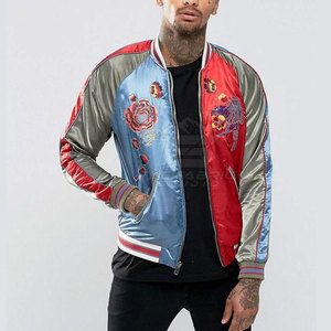 Chaqueta Sukajan Casual de Invierno de Alta Calidad, con Patrón Bordado Elegante en la Parte Delantera, Servicio OEM, Ligera, Cómoda, para Uso Diario - Product Image 2