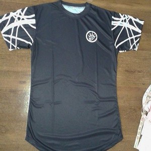 Custom Gym T Shirt for <b>Men</b> with <b>Stretch</b> Performance Fabric and Athletic Comfort Blocked T-Shirt Short Sleeve O-Neck Regular - Product Image 5
