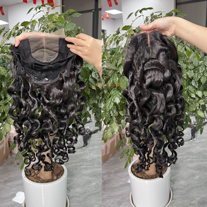 Wholesale High Quality Vietnamese Remy Hair Ocean Wavy <b>Wig</b> <b>Lace</b> <b>Front</b> Virgin Human Hair Vendor Ready To Wear - Product Image 5