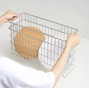 Stainless Steel Adjustable Height <b>Rolling</b> Cart Kitchen Storage Trolley for Vegetables Fruits Snacks Organizer <b>Rack</b> - Product Image 1