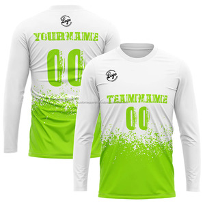T-shirt à manches longues personnalisé par sublimation, vêtement de performance respirant pour les commandes en gros - Product Image 3