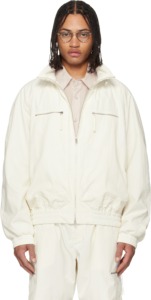 Chaqueta Bomber para Hombre, Cuello Alto, Cierre de Cremallera, Resistente al Viento, Informal, para Otoño, Corte Holgado, Color Sólido, Manga Regular - Product Image 1