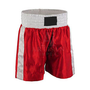 Shorts de boxe pour hommes, vente en gros d'usine, séchage rapide, shorts de kickboxing pour hommes, en matière de qualité supérieure - Product Image 2