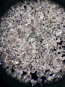 Diamants naturels en vrac taille éclat de étoile, de 0,80 mm à 1,00 mm, taille brillant rond complète, petits diamants en lot, vente en gros - Product Image 3