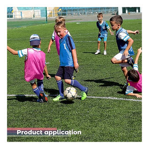 Maillots d'entraînement respirants en nylon maillé pour jeunes et adultes, idéaux pour le basketball, le football et le soccer - Product Image 4