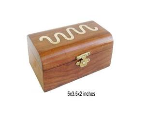 Boîte à bijoux en bois poli faite à la main, boîte cadeau polyvalente pour bagues, boucles d'oreilles, bracelets, pendentifs, décoration artisanale écologique DIY - Product Image 1