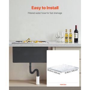 Contenitore Refrigerante Commerciale in Acciaio Inossidabile da 45,3 Litri (22"L x 17"W x 12"H) da Incasso per Esterni con Coperchio per Presentazioni - Product Image 5