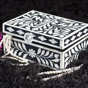 Caja de Joyería de Alta Calidad con Incrustaciones de Hueso, Hecha a Mano para el Hogar o como Regalo, Disponible para Suministro Mundial - Product Image 4