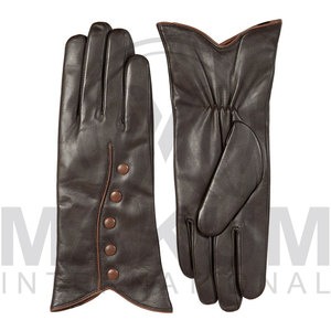 high quality leather dressing gloves custom made design for Winter Outdoor Daily Use For Cold Weather - Product Image 2