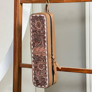 Superbe Étui de Luxe en Cuir Véritable Façonné à la Main pour Fer à Boucler, Résistant à la Chaleur, Portable, pour Lisseur et Coiffure – Édition Spéciale Septembre - Product Image 2
