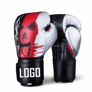Meilleur prix gants d'entraînement de Muaythai professionnels gants de boxe personnalisés en cuir de vachette imperméable/PU extérieur - Product Image 1