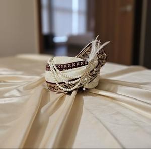 Turbante Safa Indio Real para Novio, Hecho a Mano, Pagdi de Boda con Broche de Perlas, Tocado Étnico Tradicional para Hombres, Venta al por Mayor OEM - Product Image 1