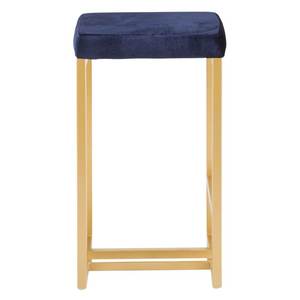 Chaise de bar contemporaine avec cadre en métal et assise en bois, avec repose-pieds, tabouret de comptoir de cuisine - Product Image 5